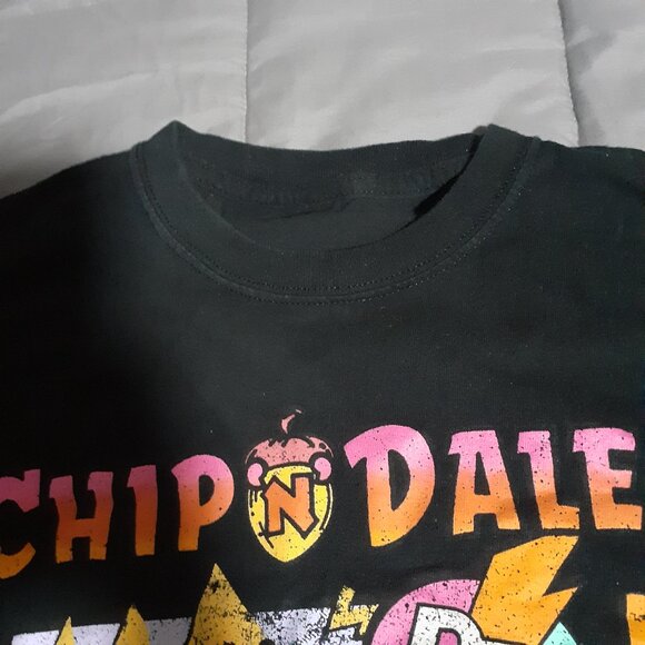Disney Chip "N" Dale Rescue Rangers T-Shirt Women S Black Gadget Monterey Jack - Picture 5 of 7